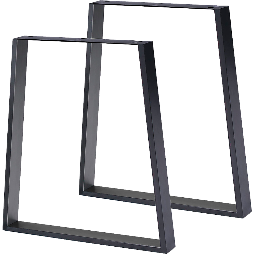 Trapezium Table Legs Steel Set