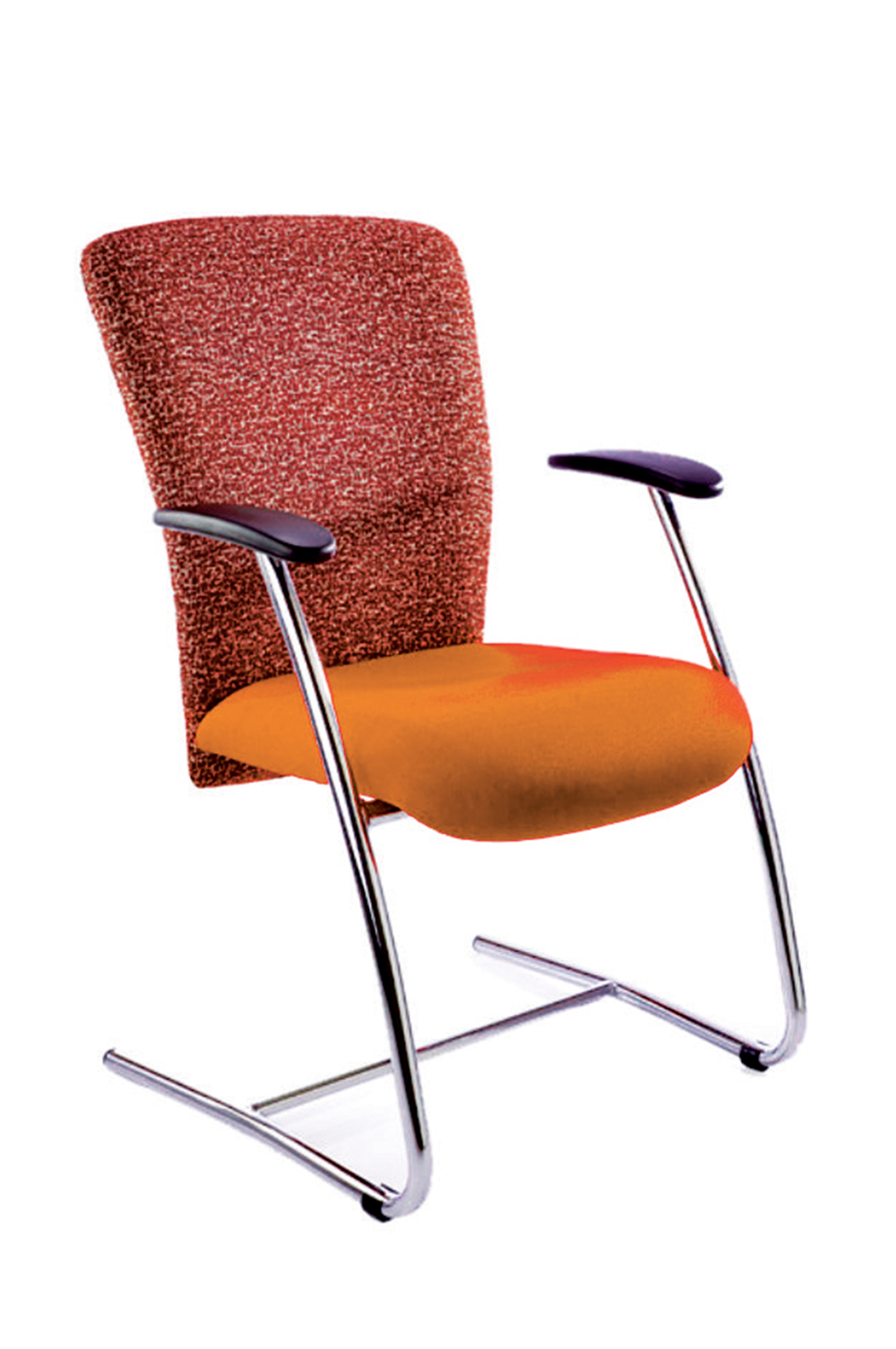Wedge High Back Chair (Aluminium base) - Image 3
